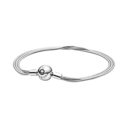 Pulsera Pandora Multi Cadena de Serpiente - BeJoyasVintage
