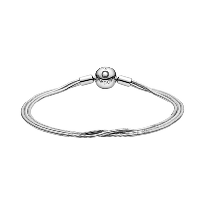 Pulsera Pandora Multi Cadena de Serpiente - BeJoyasVintage