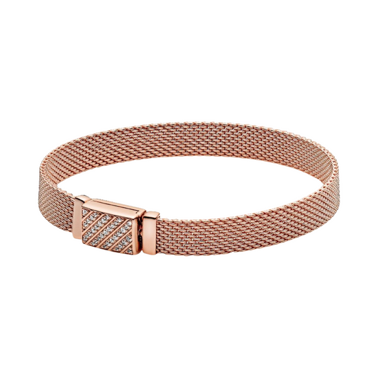 Pulsera Pandora Reflexions en con Cierre Largo en Pavé - BeJoyasVintage