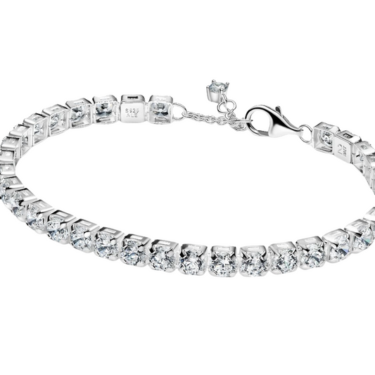Pulsera Pandora Tenis Ancha Brillante - BeJoyasVintage