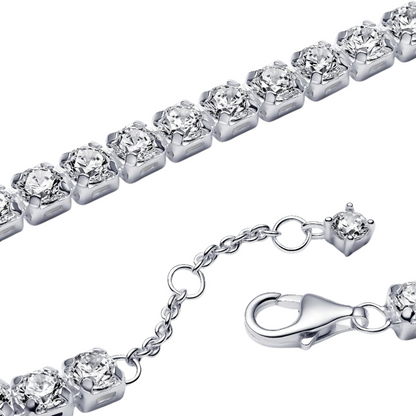 Pulsera Pandora Tenis Ancha Brillante - BeJoyasVintage
