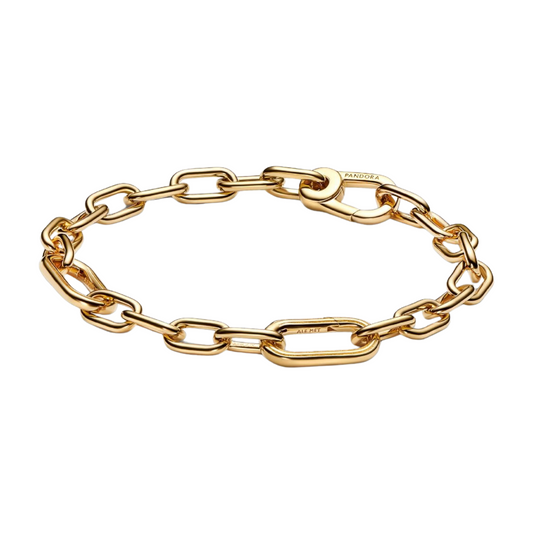 Pulsera Pandorae Eslabones Link Pequeños Pandora ME en Color Oro - BeJoyasVintage