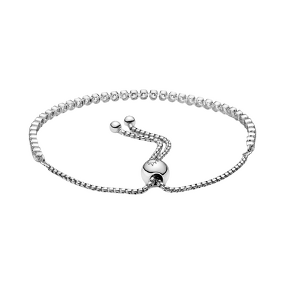 Pulsera Pandora en Hilo Luminoso En Plata 925 - BeJoyasVintage