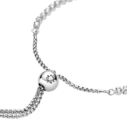 Pulsera Pandora en Hilo Luminoso En Plata 925 - BeJoyasVintage